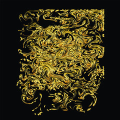  Luxurious Liquid Gold Swirl Abstract Pattern