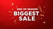 © CrazyJuke - Biggest Sale Announcement: Captivating visual, designed to grab attention. Emphasizing the message Biggest Sale over a vibrant background