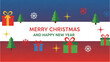 © Stock Image Zone - Merry Christmas and Happy New Year Greetings with Festive Decorations