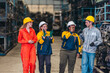 © SpaceOak - Factory Crew Talking During Break in Warehouse