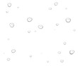 © David - Realistic water drops. PNG drops, condensation on the window, transparent water drop. Abstract water drops, bubbles on transparent background, digital liquid design, Stock royalty free