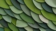 © Sjjs - Close-up of a textured background featuring a pattern of green leaf shapes in various shades.