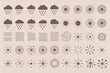 © Totabof - Set of 30 Natural Elements in Abstract Clean Minimalist Line Style