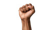 © Sheik - Raised fist showing power and unity isolated on transparent background