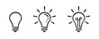 © LEAKAT - Light bulb icon set