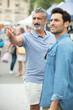 © auremar - father and son on an outdoor market