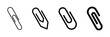 © Oliver Vandenberg - Document clip icon suite. Paper clip attachment vector design. Clip for papers symbol. Vector paper clip icon. Paper clip shape. Attachment symbol. Element for design logo mobile app interface