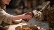© Tania - A close-up of the soldier’s hand brushing a loved one’s arm while serving food reveals connection deeper than words — visual storytelling of love rekindled through everyday gestures. cinematic