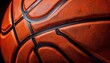 © Kathleen - a detailed macro shot of a basketball showcasing its textured surface the distinctive black line and rich orange color emphasizing its athletic significance and design