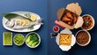 © BerkahStock - Healthy Eating vs. Fast Food: A Culinary Contrast