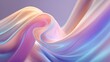 © CROP MEDIA - Holographic Pastel Fluid Background with Glowing Edges in White and Minimalist Style