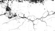 © Bryan - Black and white cracked wall illustration with rough scribble lines and aged grunge texture for creative