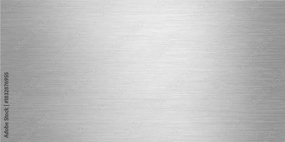 Brushed metallic texture background: a shiny silver aluminum surface ...