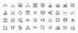 © PixeloAI - Semiconductor manufacturing and technology line icon set. Vector pictograms of wafer, processor, automation, and data, thin linear illustration.