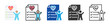 © Iconjam - wellness check icon set multi style various collection