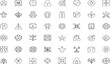 © Rabiul - Diverse Collection of Minimalist Abstract Icons Depicting Various Concepts and Symbols for Web Design and Illustration Projects