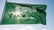 © Syahrul - Saudi Arabian Flag Waving in the Sun on a Clear Day