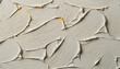 © nicho - Abstract textured background with a pale beige and cream color palette, showcasing thick brushstrokes and a matte finish