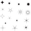 © hind - Bright Festive Stars Icons for Events and Holidays – Vector Design