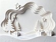 © Joseph - A serene paper cut-out Christmas illustration