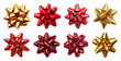 © Rawpixel.com - PNG Colorful festive gift bows, element set on transparent background