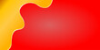 © Ipang Design - Abstract Red Gradient Background with Flowing Yellow Curve Border