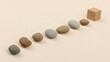 © Aran - Abstract Process Flow Using Stone & Wood Objects
