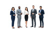 © Neni - Creative composition of diverse business team standing together smiling (1) focused on business, team, teamwork for