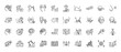 © PixeloAI - Otolaryngology line icon set. Vector pictograms of hearing, brain, ear, throat, and face, thin linear illustration.