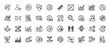 © PixeloAI - Artificial intelligence and technology line icon set. Vector pictograms of brain, drone, data, science, finance, medical, and industry, thin outline illustration.
