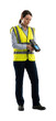 © PNG Lab - Warehouse worker scanning with barcode reader. Logistics concept