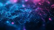 © Harry - Stunning network of interconnected data points glows with vibrant blue and pink light, perfect for tech, innovation, and future-forward concepts