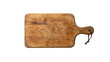 © Rhallyson - Rustic antique wooden cutting board with handle for kitchen food preparation isolated on transparent background
