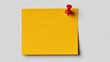 © crazyass - Pinning a yellow sticky note on for effective organization office environment visual content