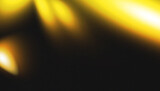 A dynamic, dark texture background with film grain and strong, warm yellow-orange light flares/streaks. Creates a moody, energetic, and cinematic lighting effect.