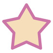 © Vexels - Cute star color stroke