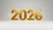 © Atif - Celebrate a golden 2026 with shimmering elegance perfect for invitations, promotions, or a sparkling New Year's celebration