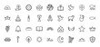 © PixeloAI - Religious and spiritual line icon set. Vector pictograms of cross, dove, bible, sheep, and other devotional elements, thin outline illustration.