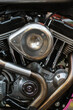 © lichaoshu - vintage motorcycle engine detail, closeup