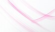 © HecoPhoto - Abstract pink wavy lines on white background, flowing curves, ethereal light trails, modern art, digital illustration, elegant design element, soft pastel colors, dynamic motion, graphic backdrop