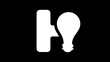 © tia - Creative mobile technology concept with a smartphone icon connected to a light bulb symbol, representing innovation and ideas.