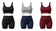 © nasima0204 - Athletic apparel sets in multiple colors isolated on transparent background