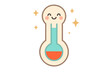 © SanyBRZ - Cheerful Funding Thermometer. A playful 'funding tracker' progress thermometer with a happy face, tiny sparkles around, gentle