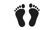 © Edy_ssntt - Vector Footprint Illustration – Feet Silhouette Isolated Design