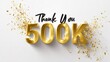 © ElenaX - Celebrating social media milestone with golden confetti
