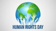 © UMESH - Human Rights Day celebrated with global unity and collective support imagery.