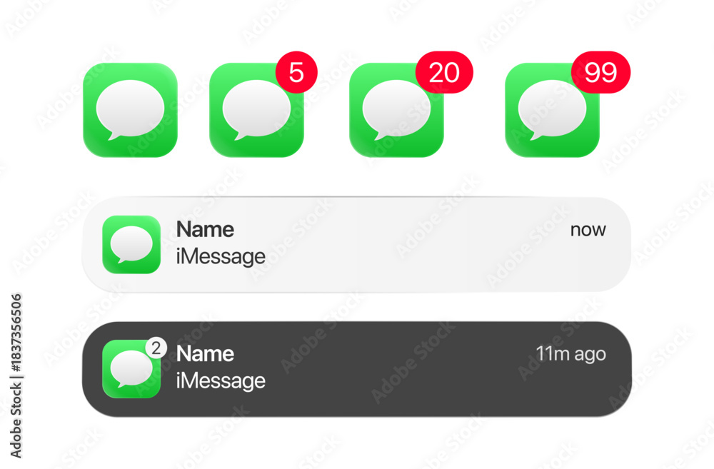 Apple Messages iOS 26 update with liquid glass notifications, mobile ...