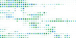 © Dul - blue and green dots over white background. circles halftone design. template pattern for web pages.