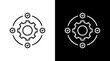 © Zaiva Maysha - Process Map Outline White Icon Set Design