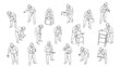 © VectorFoundry - Isometric Collection of Beekeeper Activities Illustrating Hive Maintenance and Honey Harvesting Processes